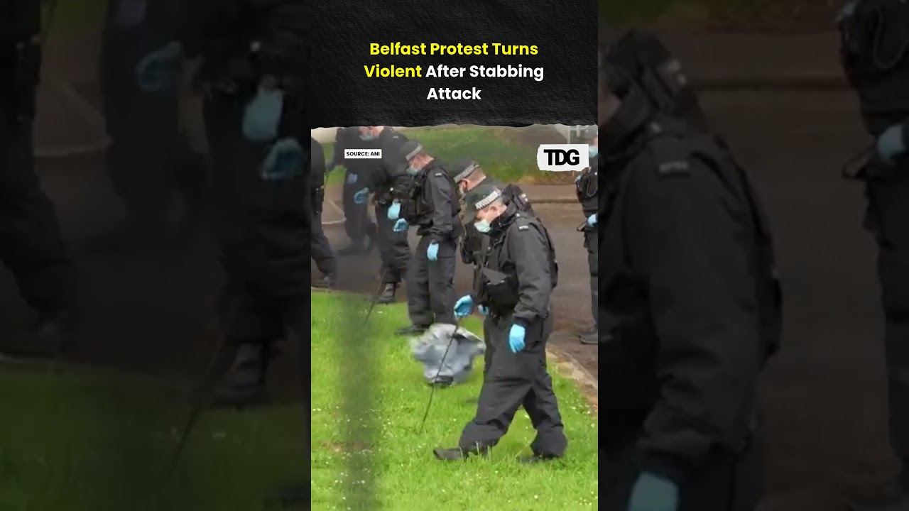 Police Search Belfast Stabbing Scene As Violence Erupts Across Northern Ireland
