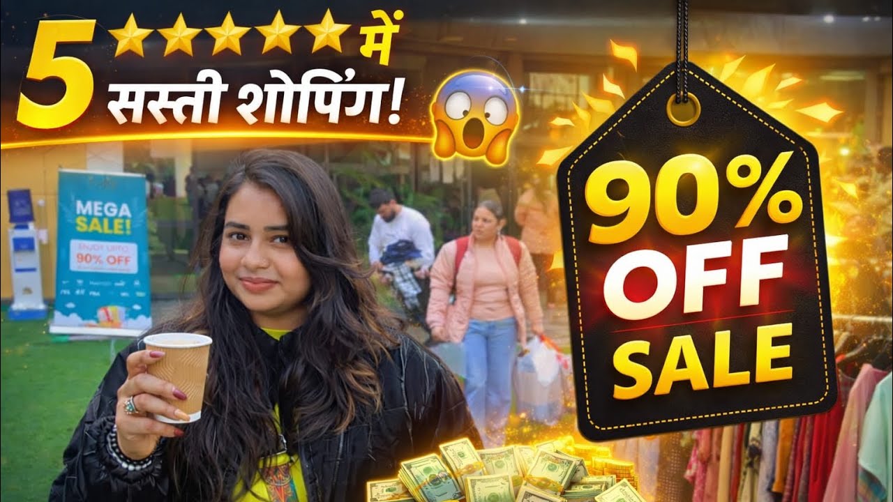 @UBvlogzz || Day-17/25 challenge 👍|| 5 star hotel mein lagi sale..50% Discount..😲😲😲😲😲