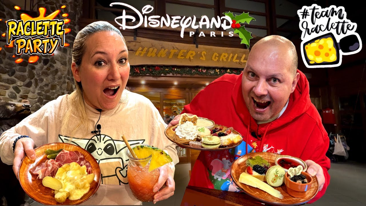 DECOUVERTE DU MENU DE NOEL ET DE LA RACLETTE AU RESTAURANT HUNTER GRILL A DISNEYLAND PARIS