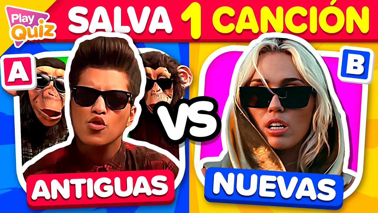 Salva 1 Canción 🔥 Antiguas VS Actuales ¿Qué Canción Prefieres? 🚨 Play Quiz de Música