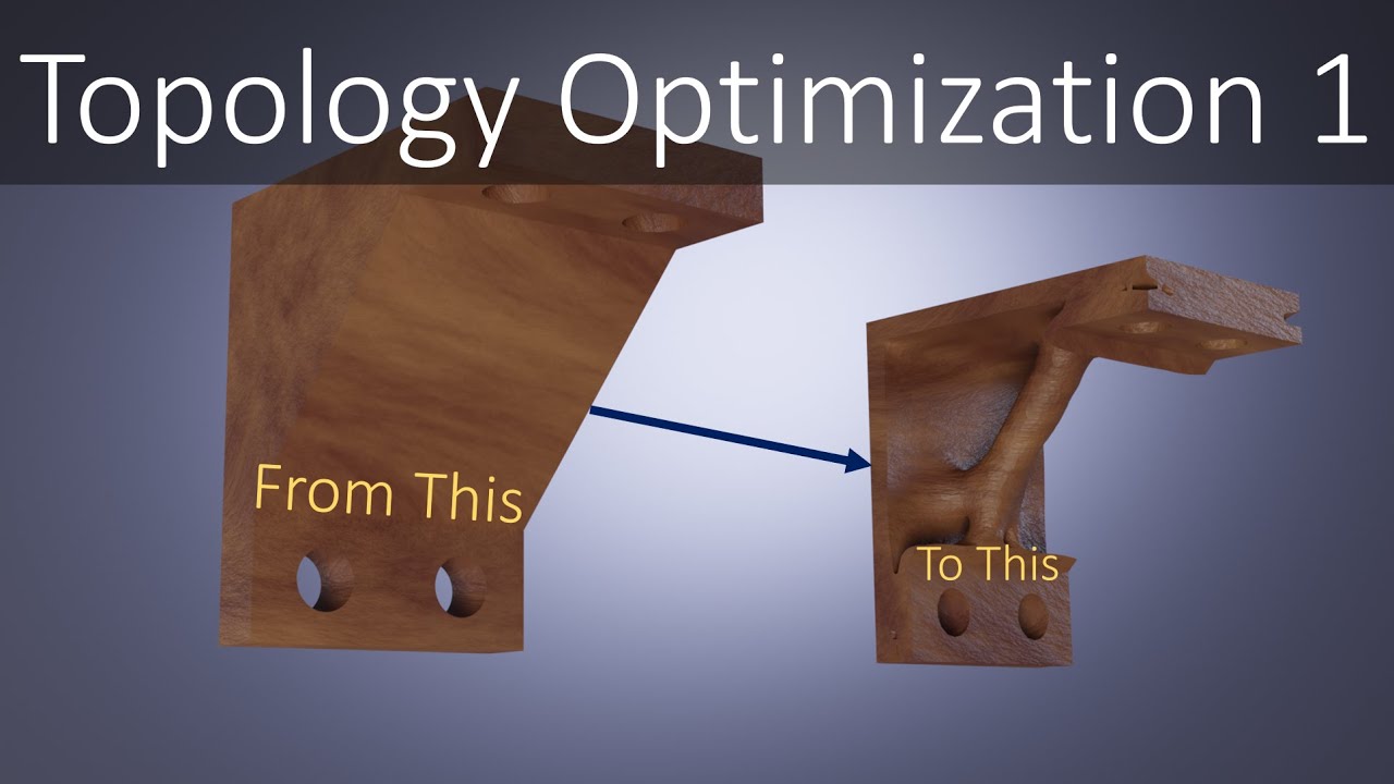 Topology Optimization 1 | SOLIDWORKS simple bracket