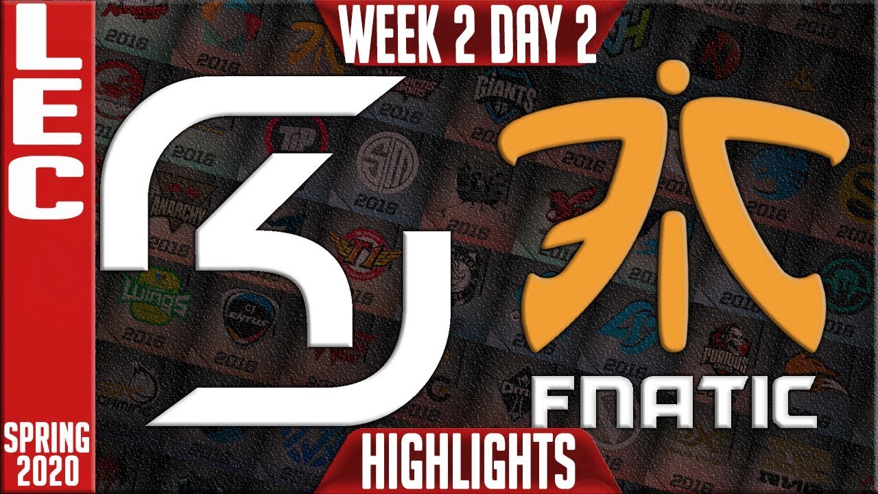 SK vs FNC Highlights | LEC Spring 2020 W2D2 | SK Gaming vs Fnatic