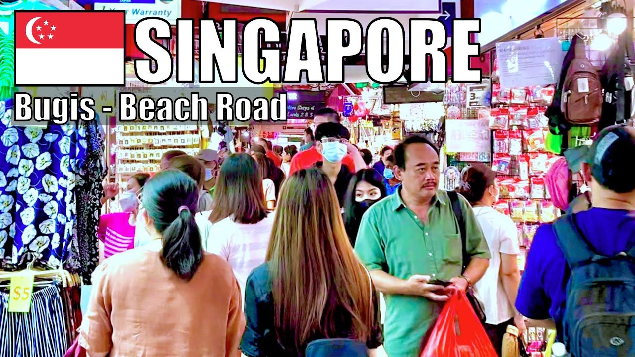Walking Singapore: Bugis Old District &ndash; Beach Road 🇸🇬 Virtual Walking Tour