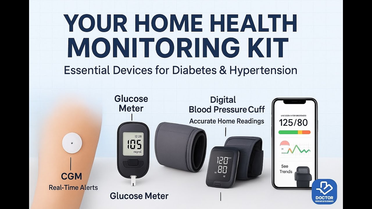 Основные инструменты и устройства для мониторинга диабета и гипертонии #drumairqazi #диабет #напр...