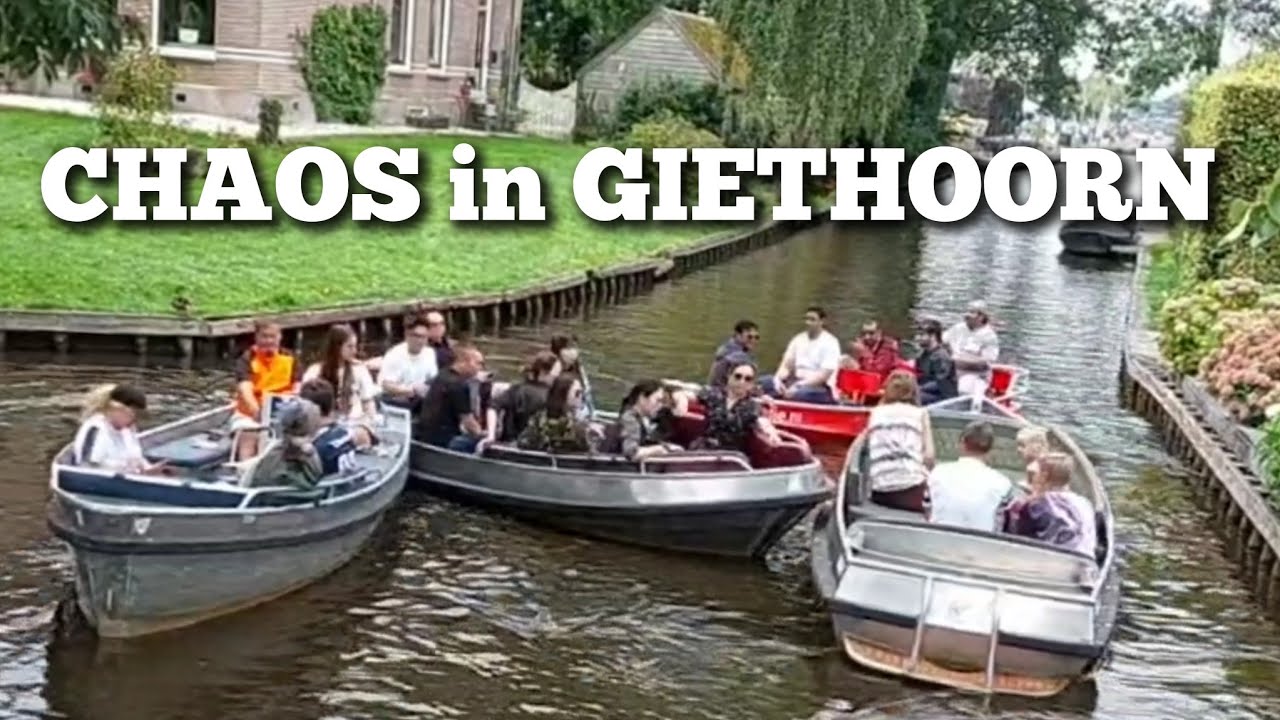 CHAOS in GIETHOORN | BOTSINGEN in de GRACHTEN | village without roads 2