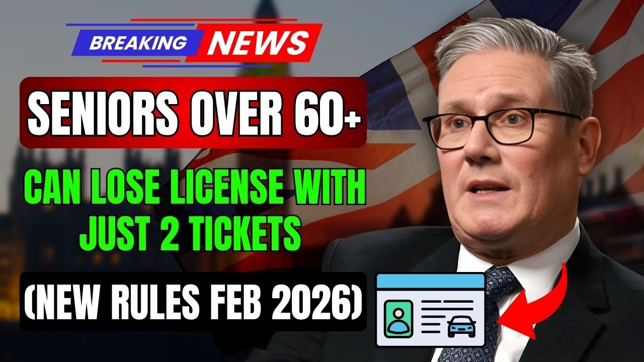 Seniors Over 60+ Can Lose License With Just 2 Tickets (New Rules Feb 2026)