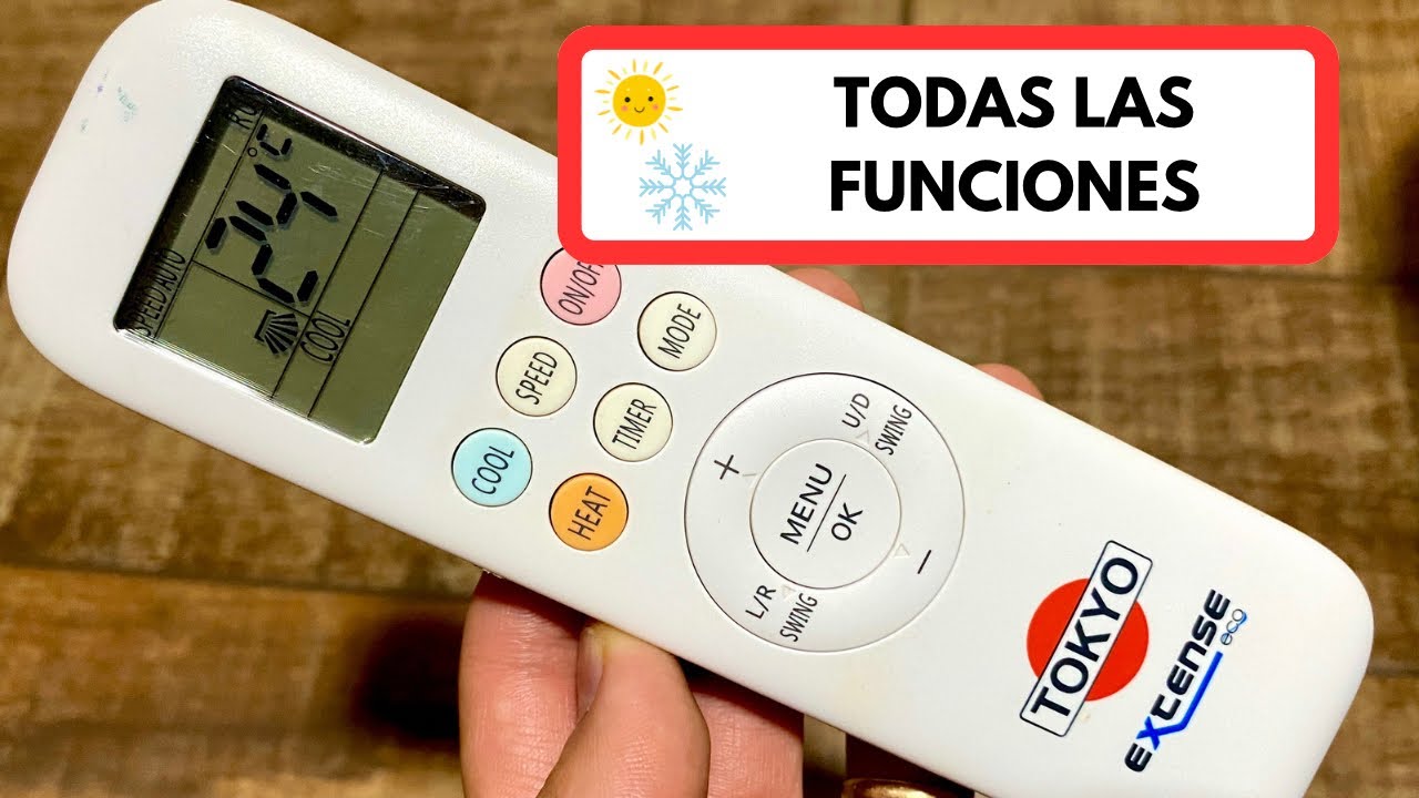 Cómo usar Control Remoto de Aire Acondicionado
