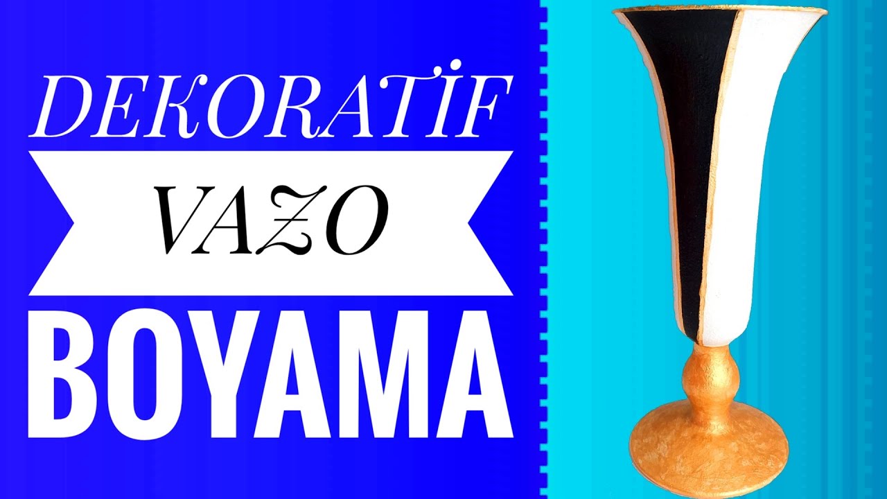 Dekoratif Vazo Boyama - decorative vase painting ideas