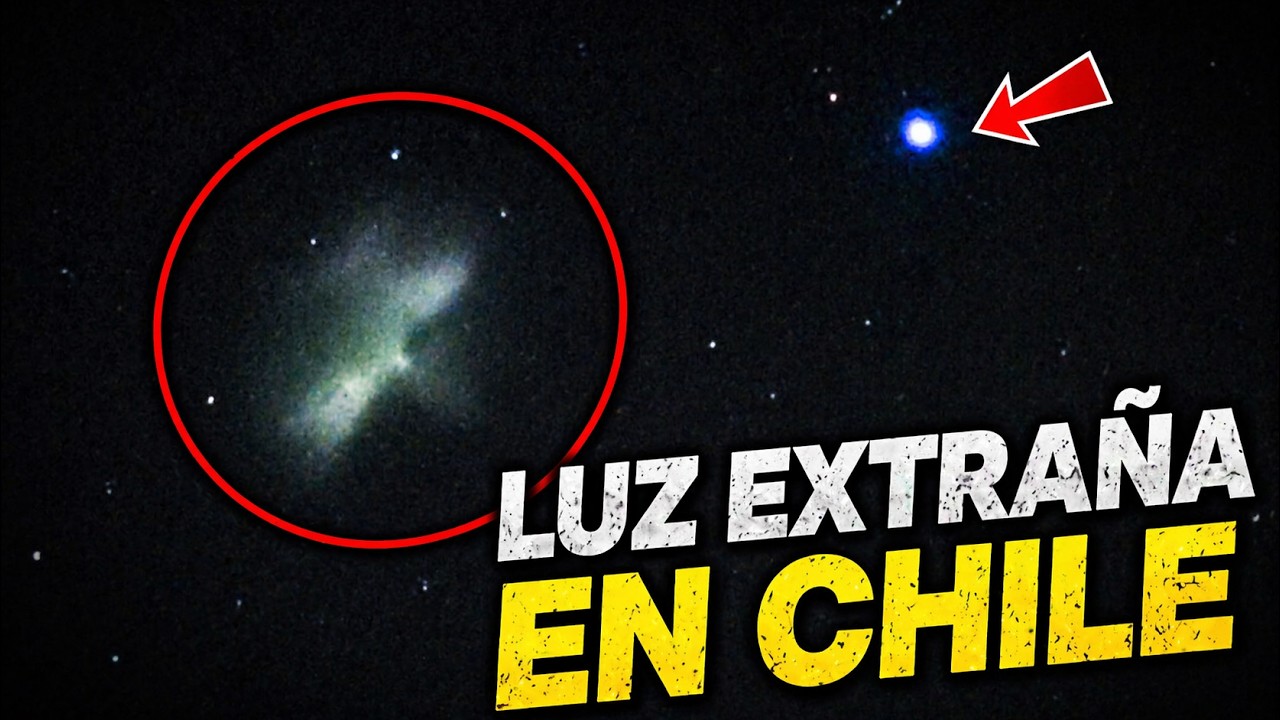 &iquest;OVNIs en Chile? Luces extra&ntilde;as captadas en el cielo | Registro real