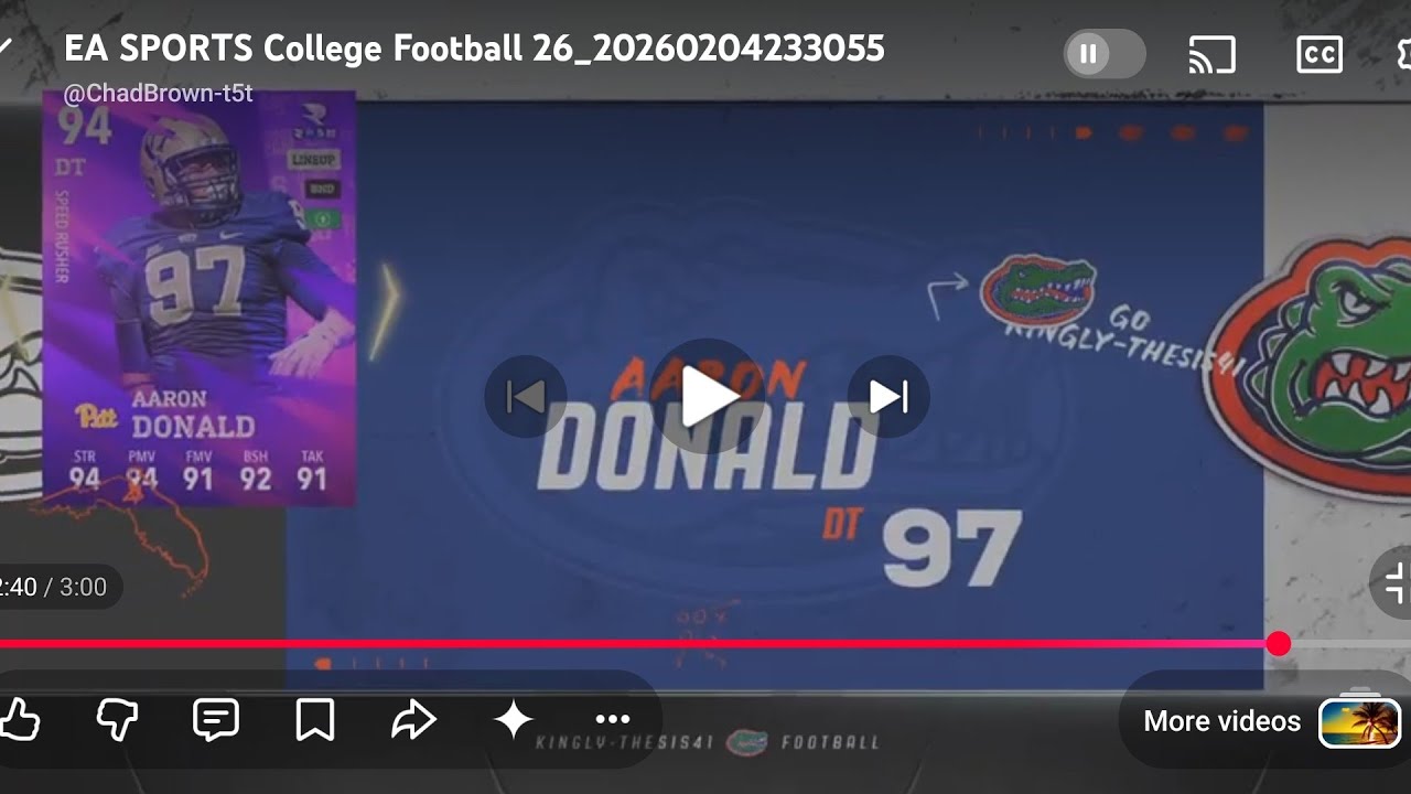 EA SPORTS College Football 26 Aaron Donald