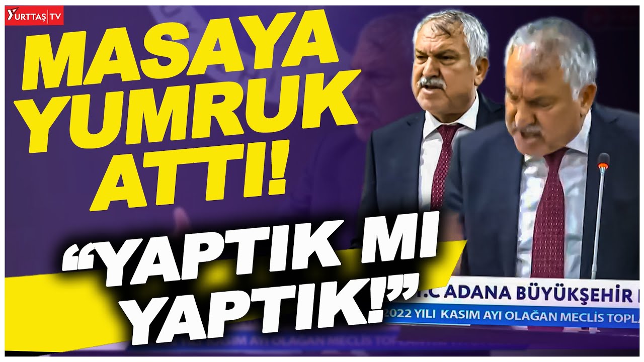 Zeydan Karalar masaya yumruk attı! Tartışma çıktı! 