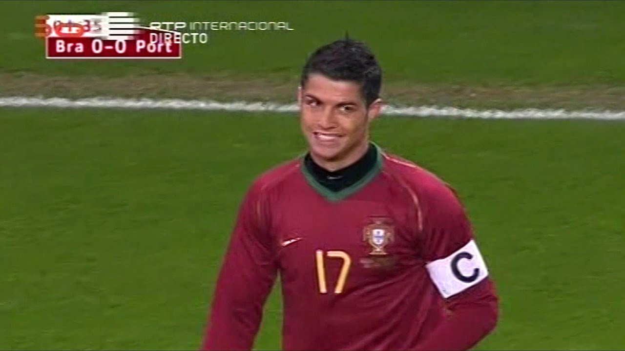 Cristiano Ronaldo Played For FUN Against Brazil In 2007