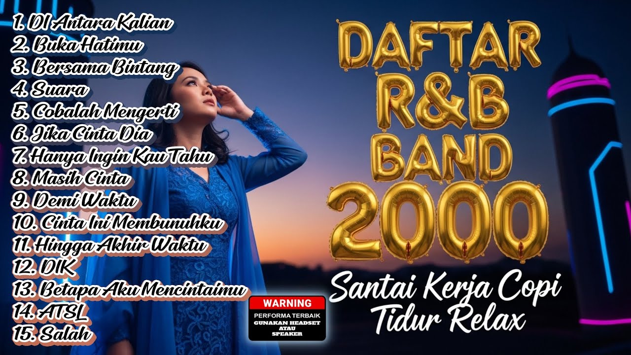 DAFTAR R&B BAND 2000 - Santai Kerja Copi Tidur Relax (Di Antara Kalian, Buka Hatimu)