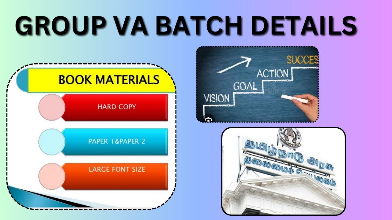 GROUP VA BATCH DETAILS #tnpsc #group5a #assitantsectionofficer