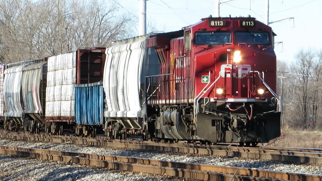 Railfanning the CP Watertown Sub with a Very Slow CP 288 Lead By CP 8113 AC4400CWM and Amtrak #8