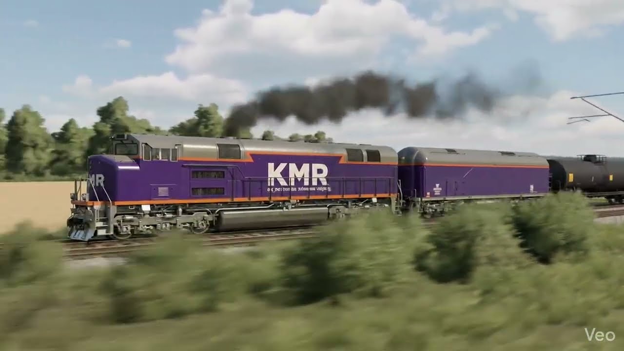 KMR Modern Steam Turbine-Electric Locomotive Mainline Test Run Video (2026); (Ai)