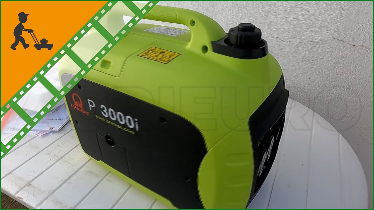 Groupe électrogène inverter insonorisé Pramac P3000I - Vidéo du client pour la mise en route