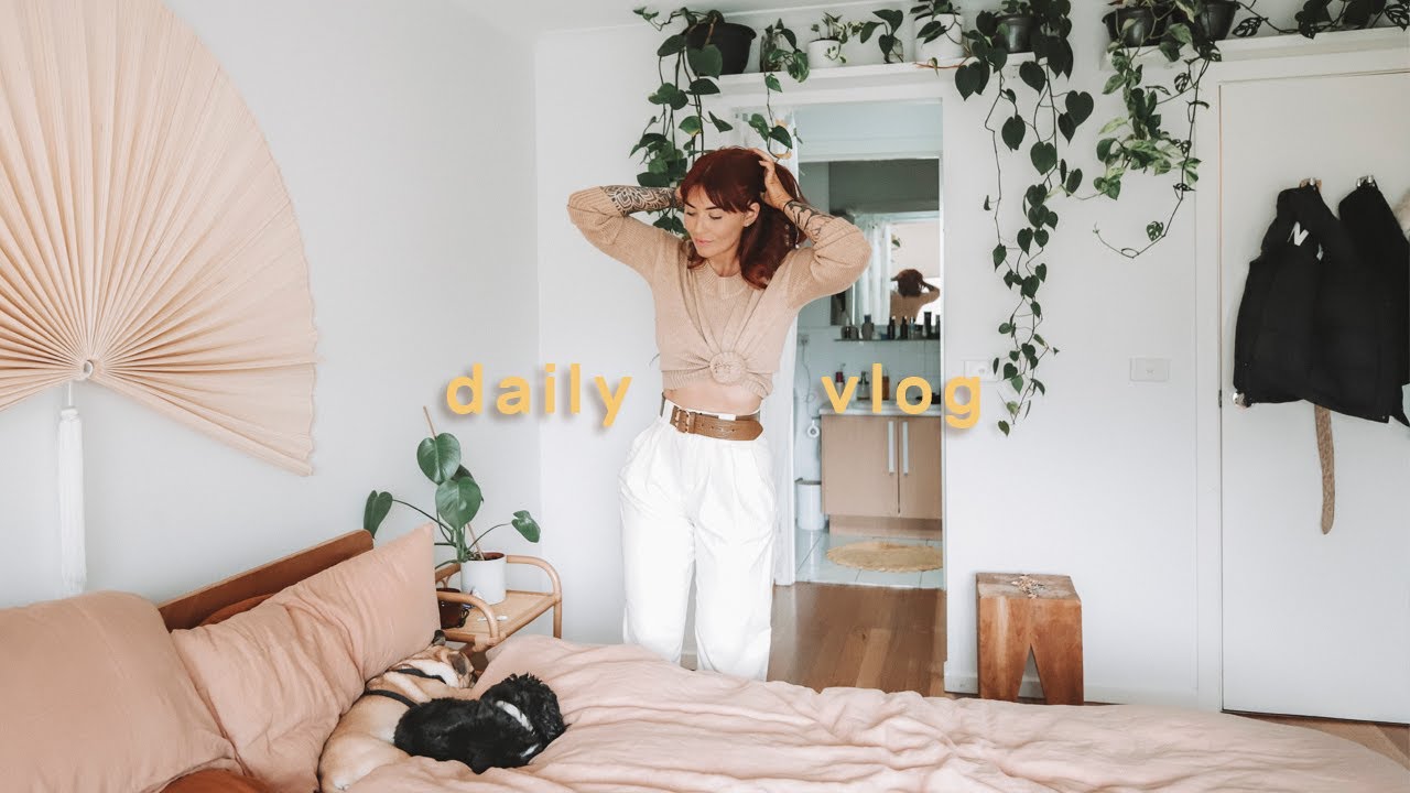 a quiet day vlog - my new hair & decluttering ☀️