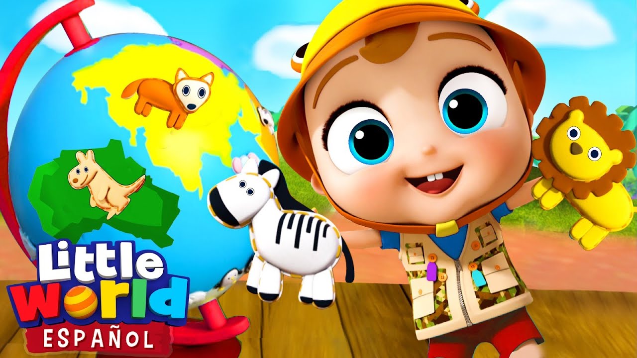 &iquest;D&oacute;nde Viven Los Animales? 🌍 | Canciones Infantiles Para Aprender | Little World En Espa&ntilde;ol