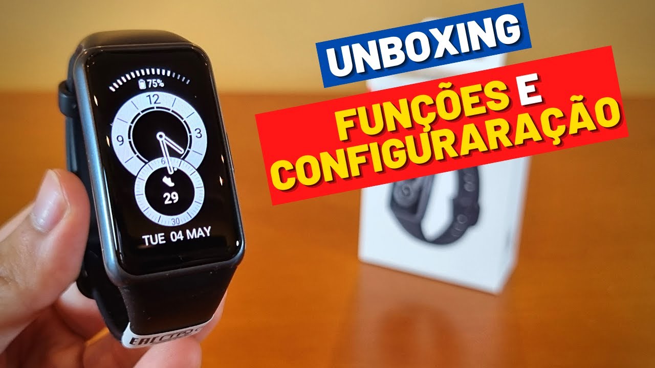 CHEGOU a HUAWEI BAND 6 COM 60 ESPORTES! UNBOXING, CONFIGURAÇÃO, FUNÇÕES, MELHOR que MI BAND 6 HONOR?