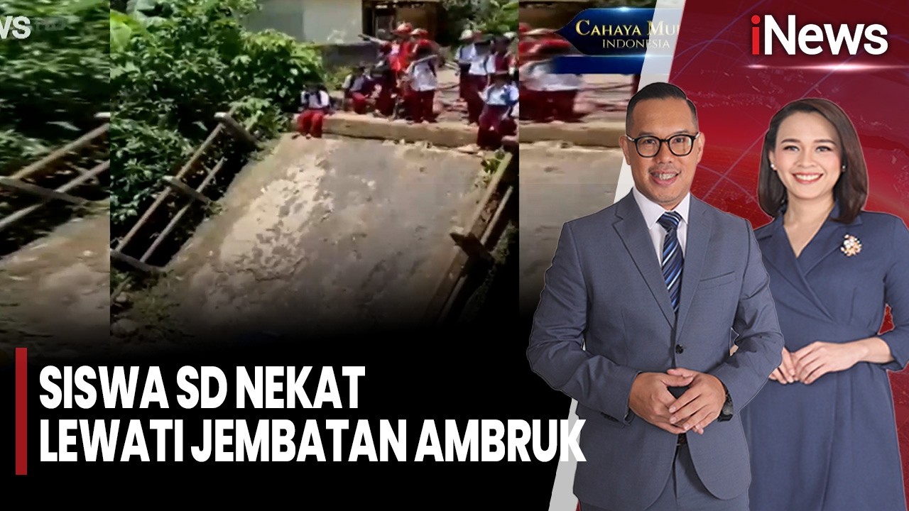Demi Bersekolah, Siswa SD Nekat Lewati Jembatan Ambruk | iNews Today (05/02)