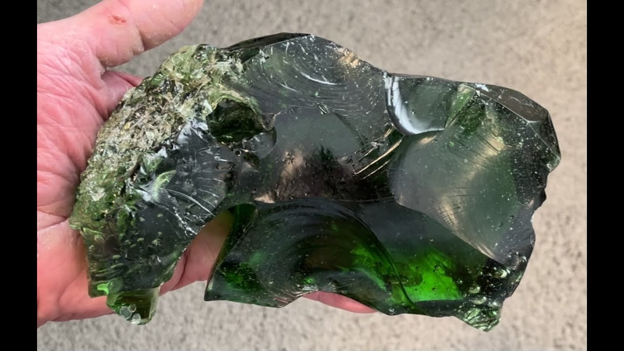 Volcanic Glass Paleo Proboscidean Faces and Mammoth Effigy