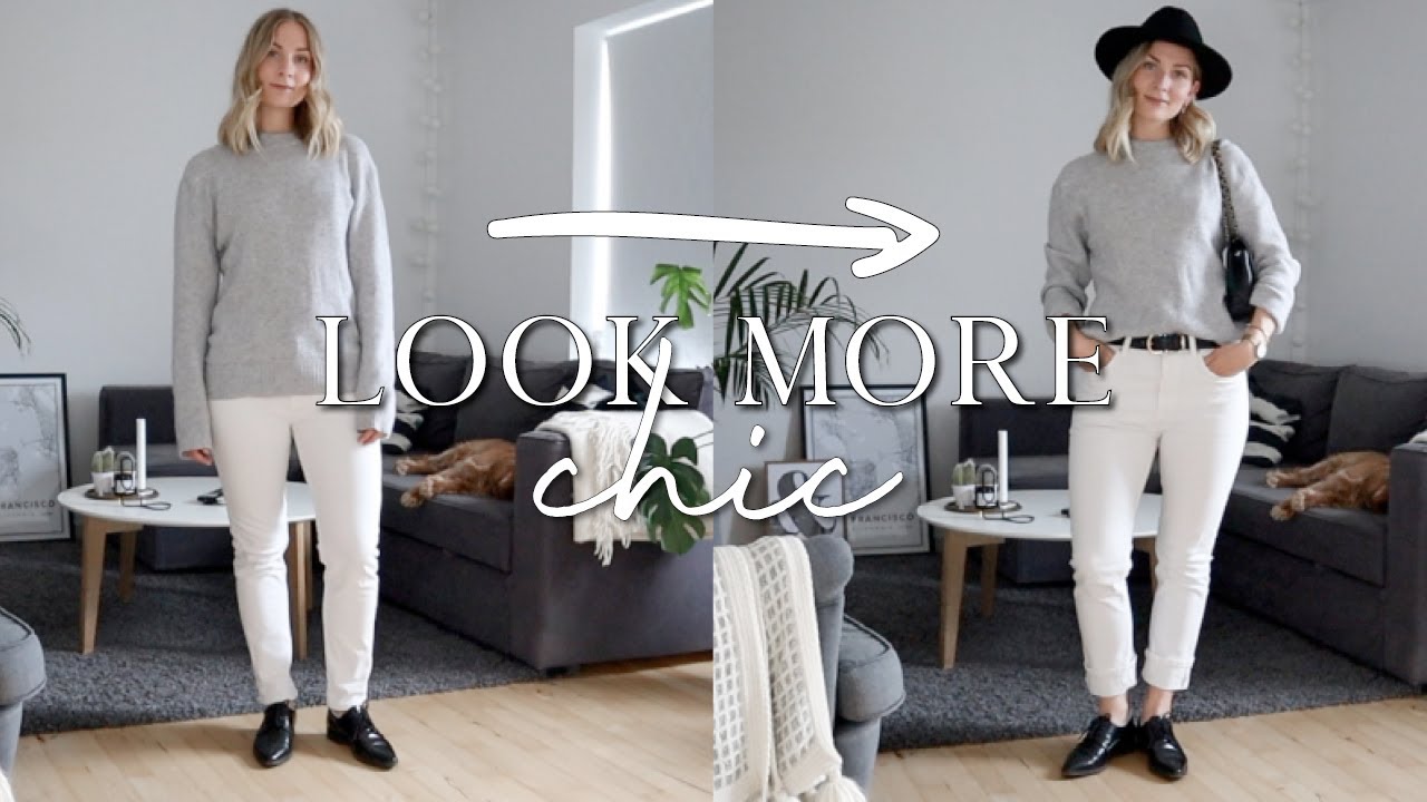 The chic outfit recipe | 5 basic looks turned more chic