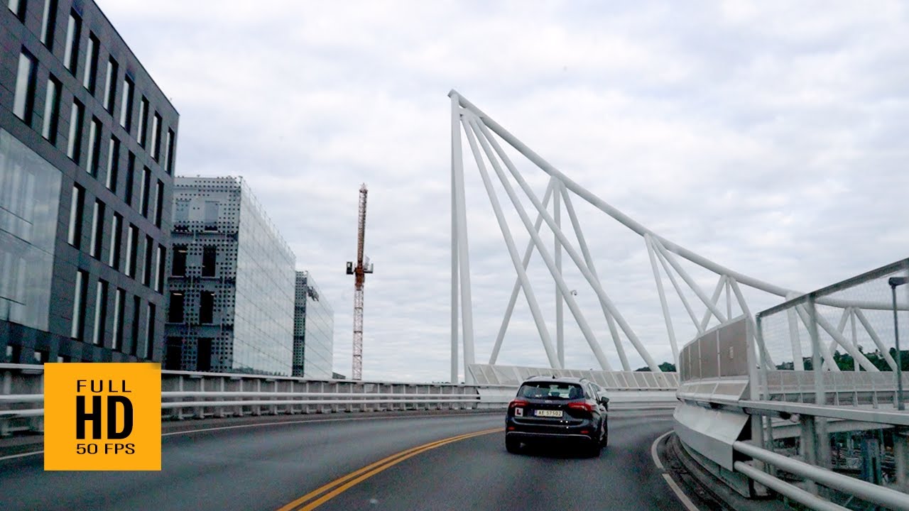 Relaxing Westside Drive Oslo, Norway (Relaxing Binaural Traffic Sounds for Sleep) ASMR