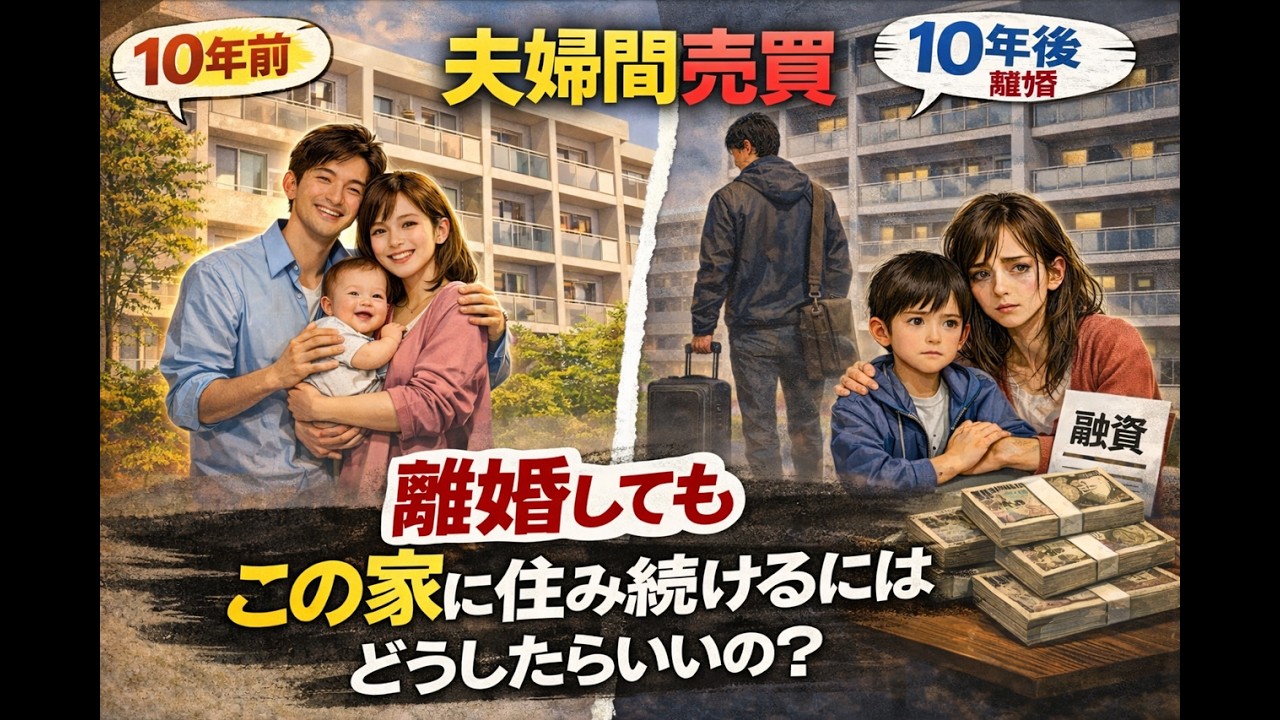 夫婦間売買…離婚しても住み続けたい妻たちへ、具体例で解説