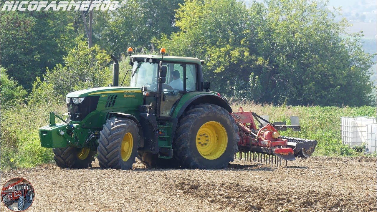 **NEW** JOHN DEERE 6195M + MASCHIO AQUILA 4000 | PREPARAZIONE TERRENO | SOC.AGR.CANTORO