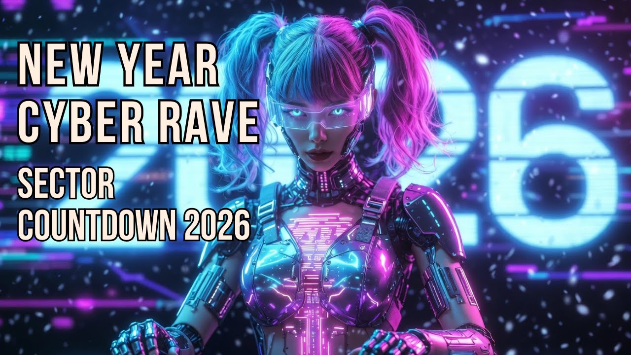 New Year Cyber Rave 2026 ⚡ Melodic Techno &times; Electro Bass | Melodic Pulse