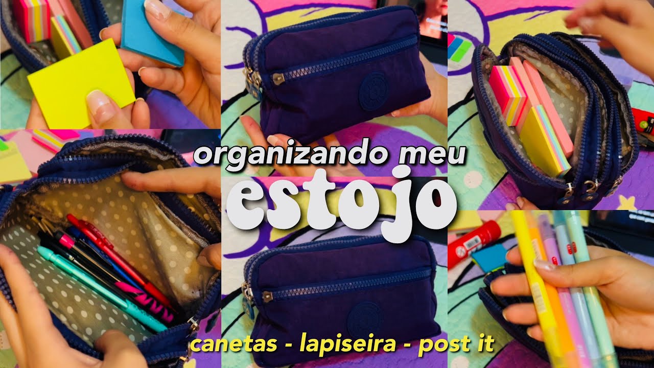 ORGANIZANDO MEU ESTOJO 2026! 📚🖊️ material escolar 