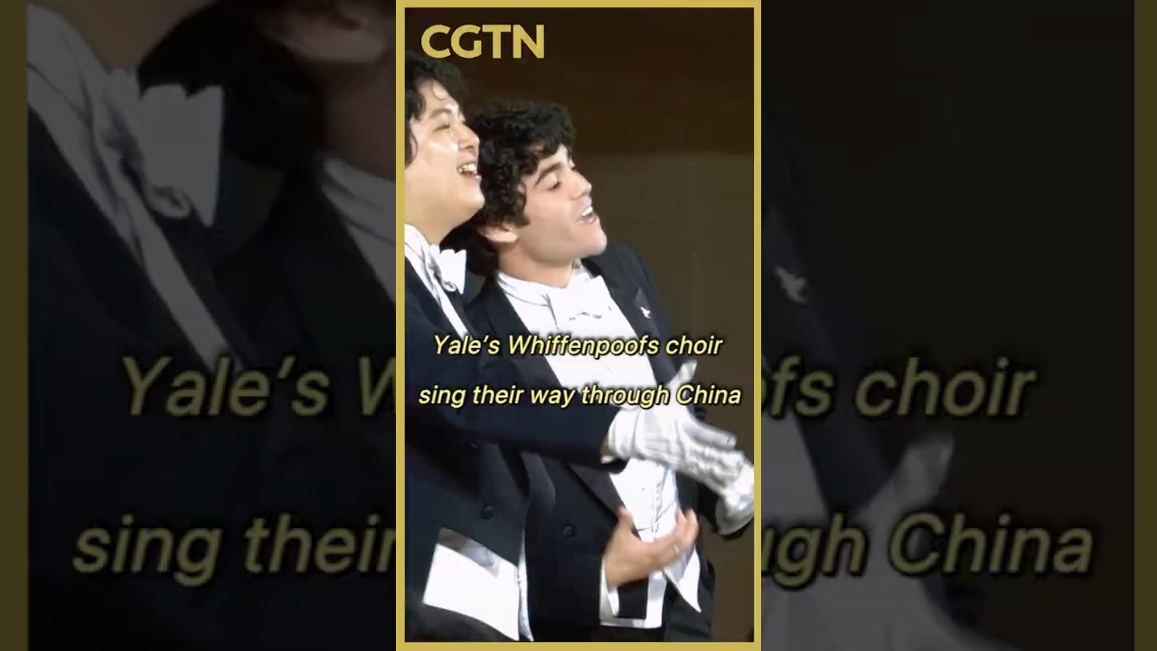 Yale's Whiffenpoofs choir sing their way through China