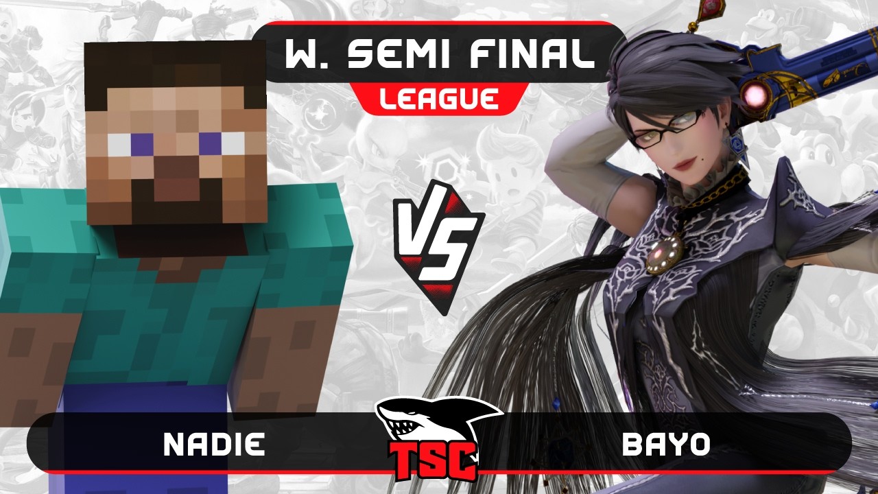 Nadie (Steve) vs Bayo (Bayonetta) - Winners Semis - Smacho League 17 - SSBU