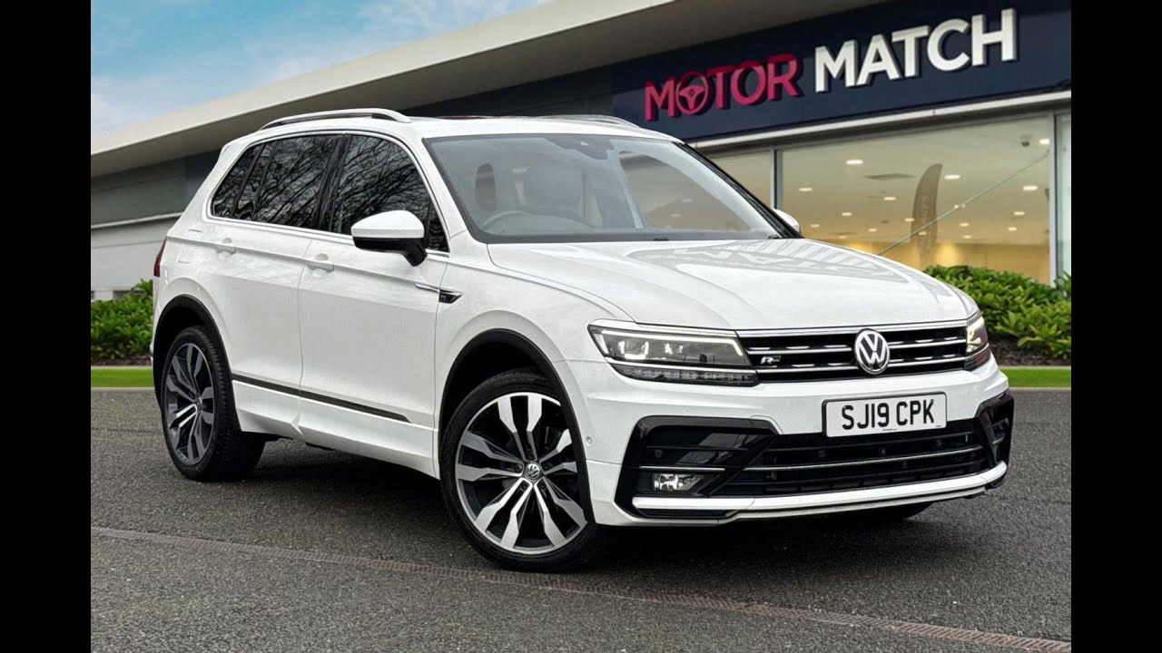Used Volkswagen Tiguan 2.0 TDI R-Line Tech DSG 4Motion  -SJ19CPK-  Motor Match Bolton