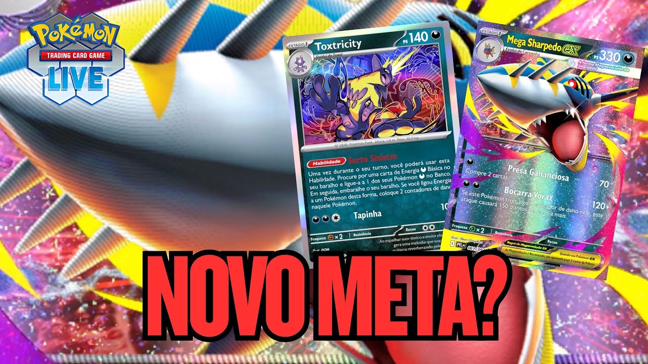 Deck Mega Sharpedo EX - Novo meta? | Pokemon TCG Live |