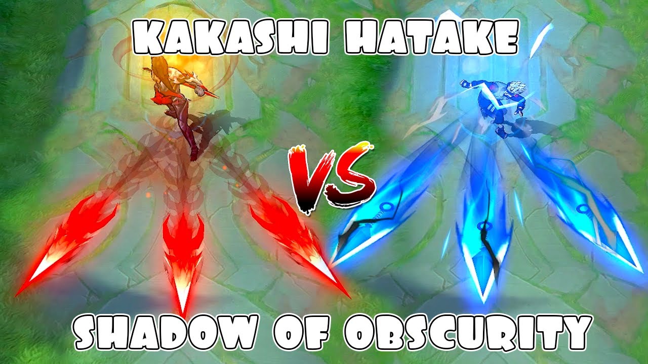 Hayabusa Kakashi Hatake VS Shadow of Obscurity Skin Comparison