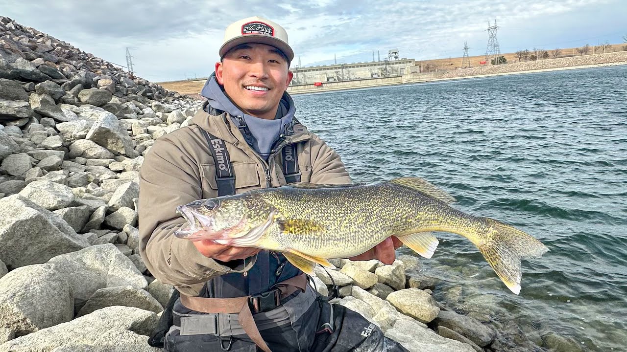 FIRST OPEN WATER Walleye Public Shore Fishing! (CATCH CLEAN COOK)
