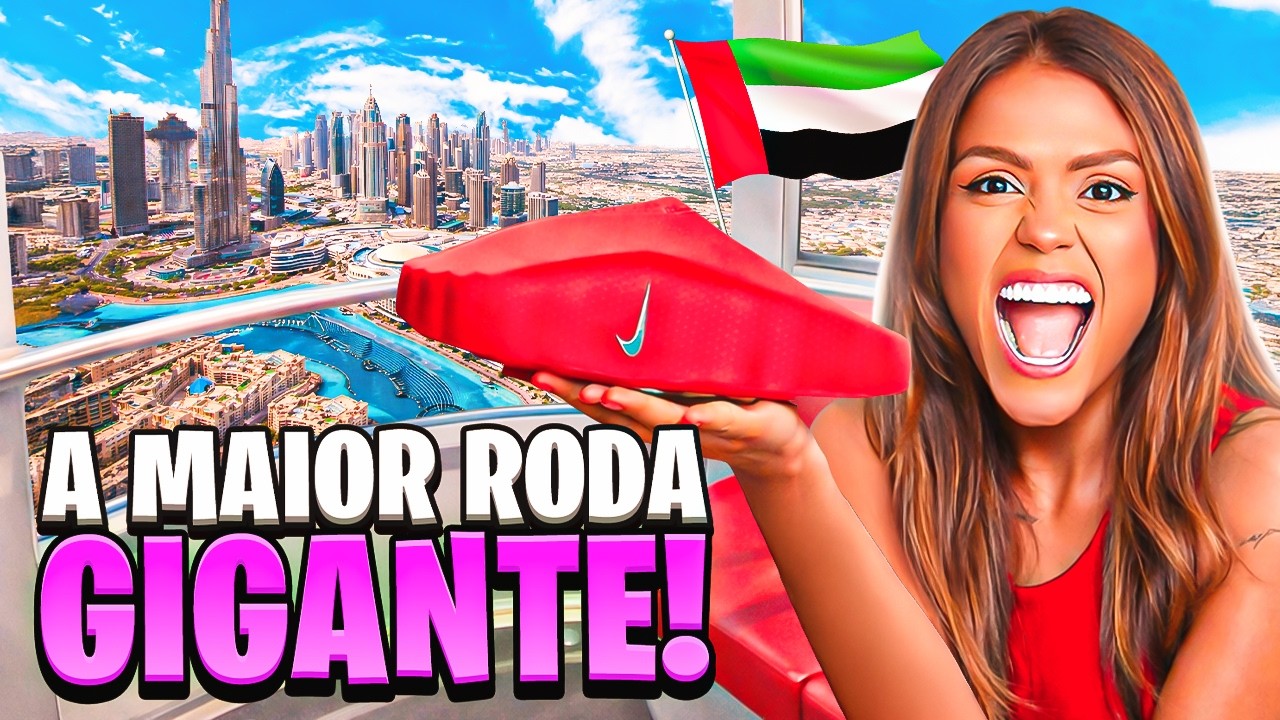 FUI NA MAIOR RODA GIGANTE DO MUNDO E GANHEI O PRESENTE MAIS HYPADO DO MOMENTO!