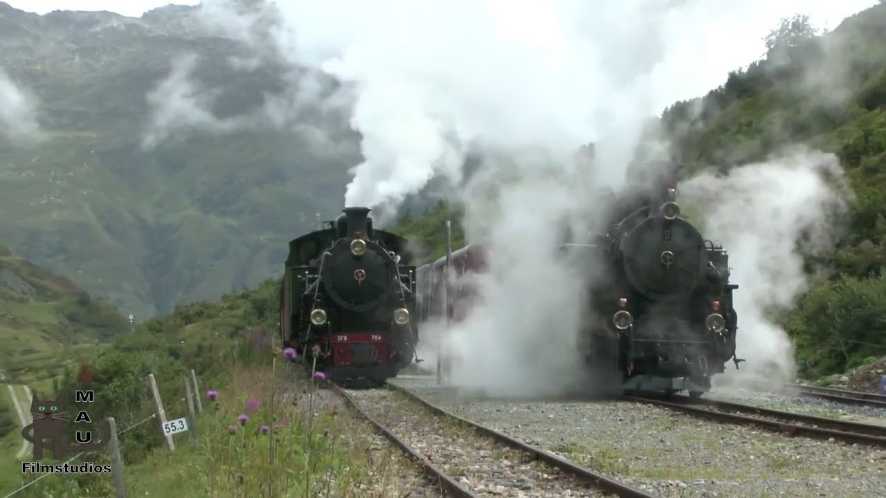 2021 08, 30+31 Dampfbahn Furka Bergstrecke - Teil 2: Güterverkehr mit HG 3/4 No. 9