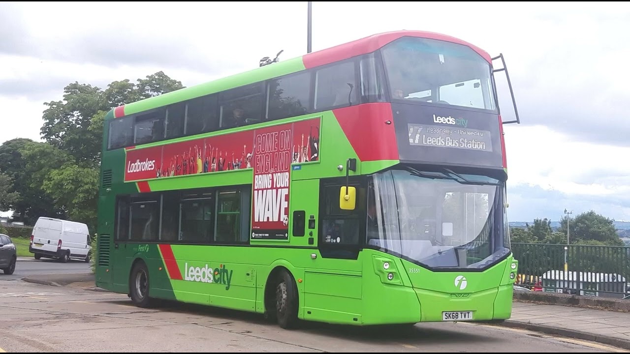 SK68 TVT Streetdeck is First Leeds City Red Local livery Love live anime Series