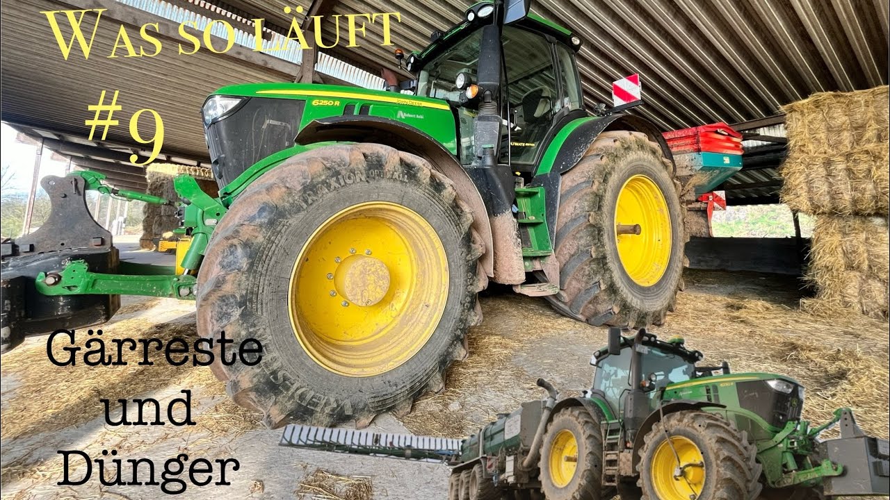 Was so läuft #9 Kurzer Start in die Gärreste/ Wie funktioniert der Sulky Düngerstreuer