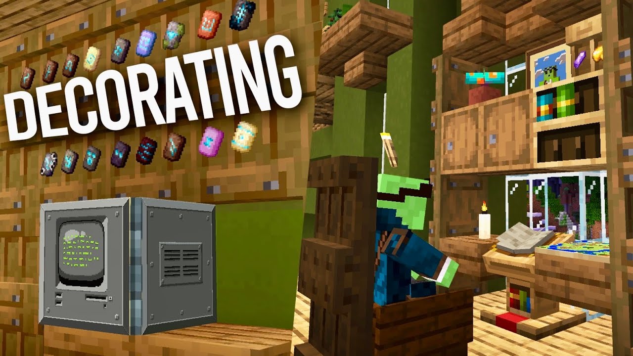 New Job?/Decorating My Minecraft House! - Let's Play Minecraft 692