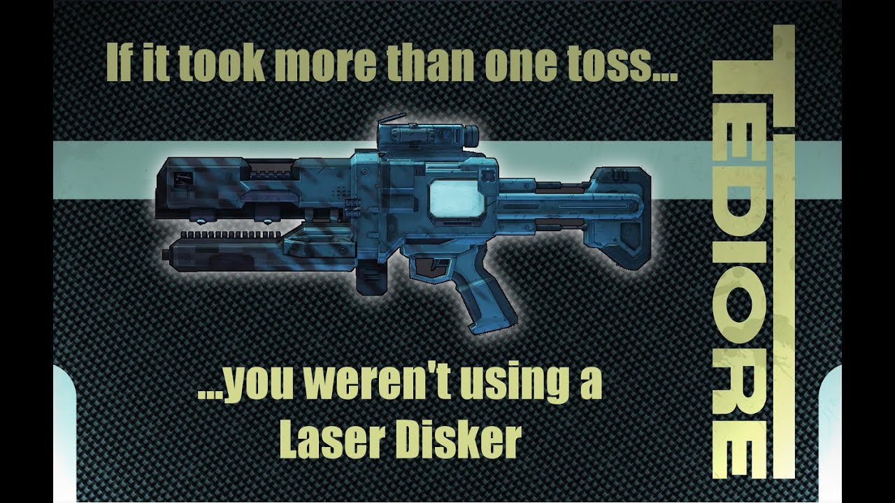 If it took more than one toss you weren't using a Laser Disker