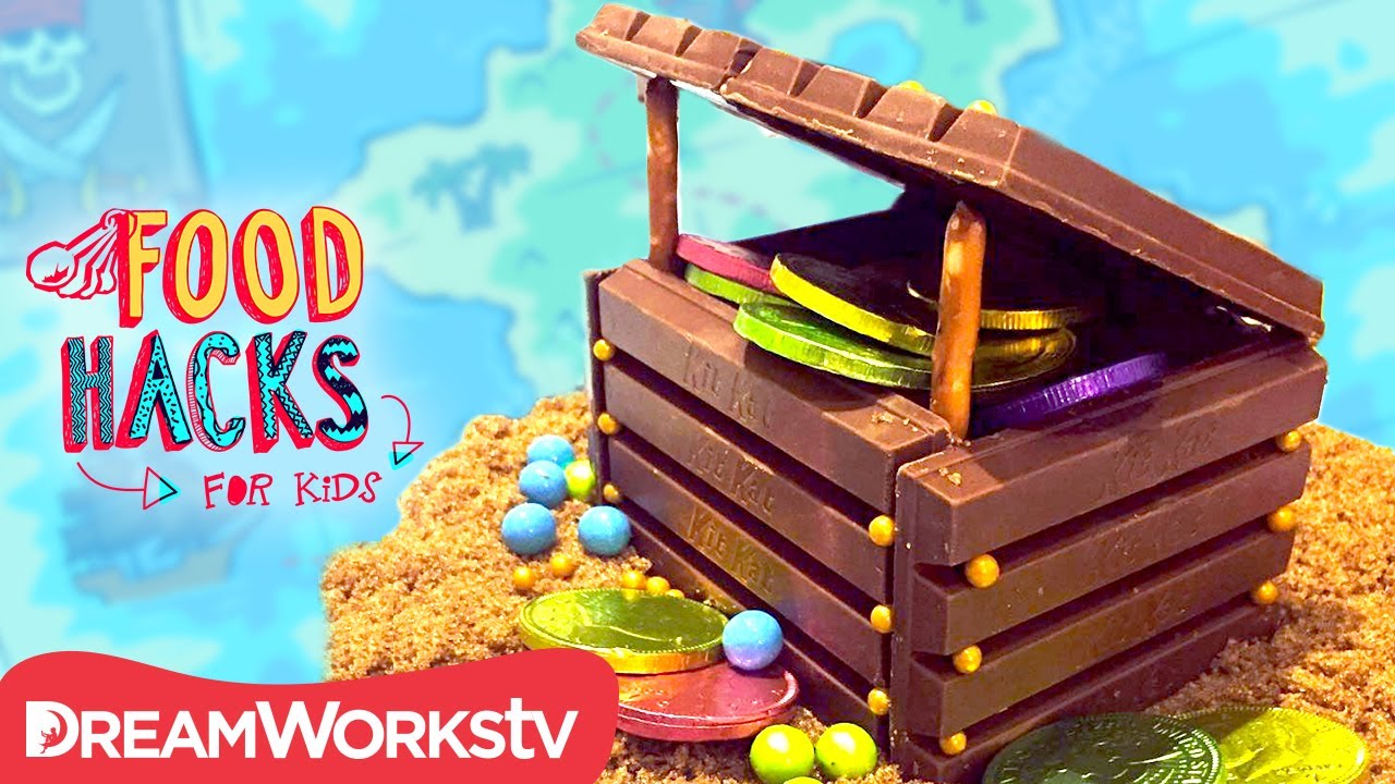 Chocolate Treasure Chest + More Pirate Hacks | FOOD HACKS FOR KIDS