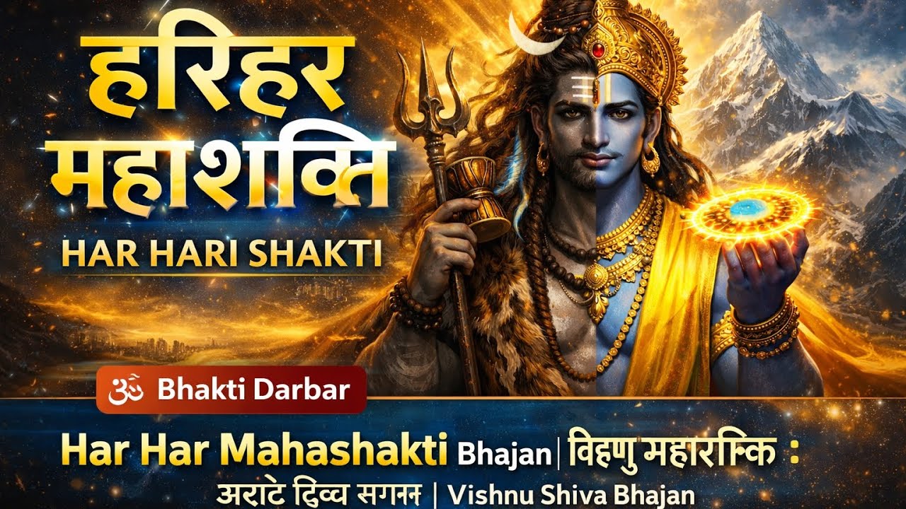 Har Har Mahashakti Bhajan | हरिहर महाशक्ति : अटूट दिव्य संगम | Vishnu Shiva Bhajan | new bhajan 2026