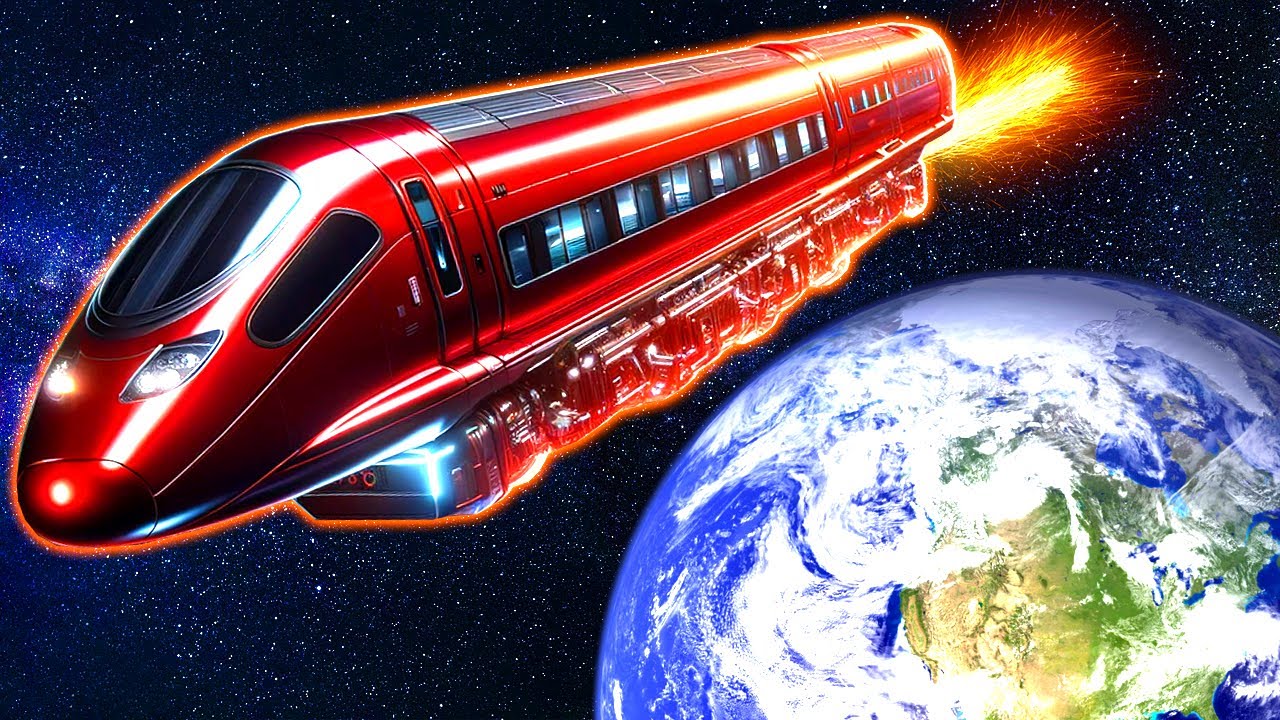 Launching ROCKET TRAINS into Space in Stormworks!