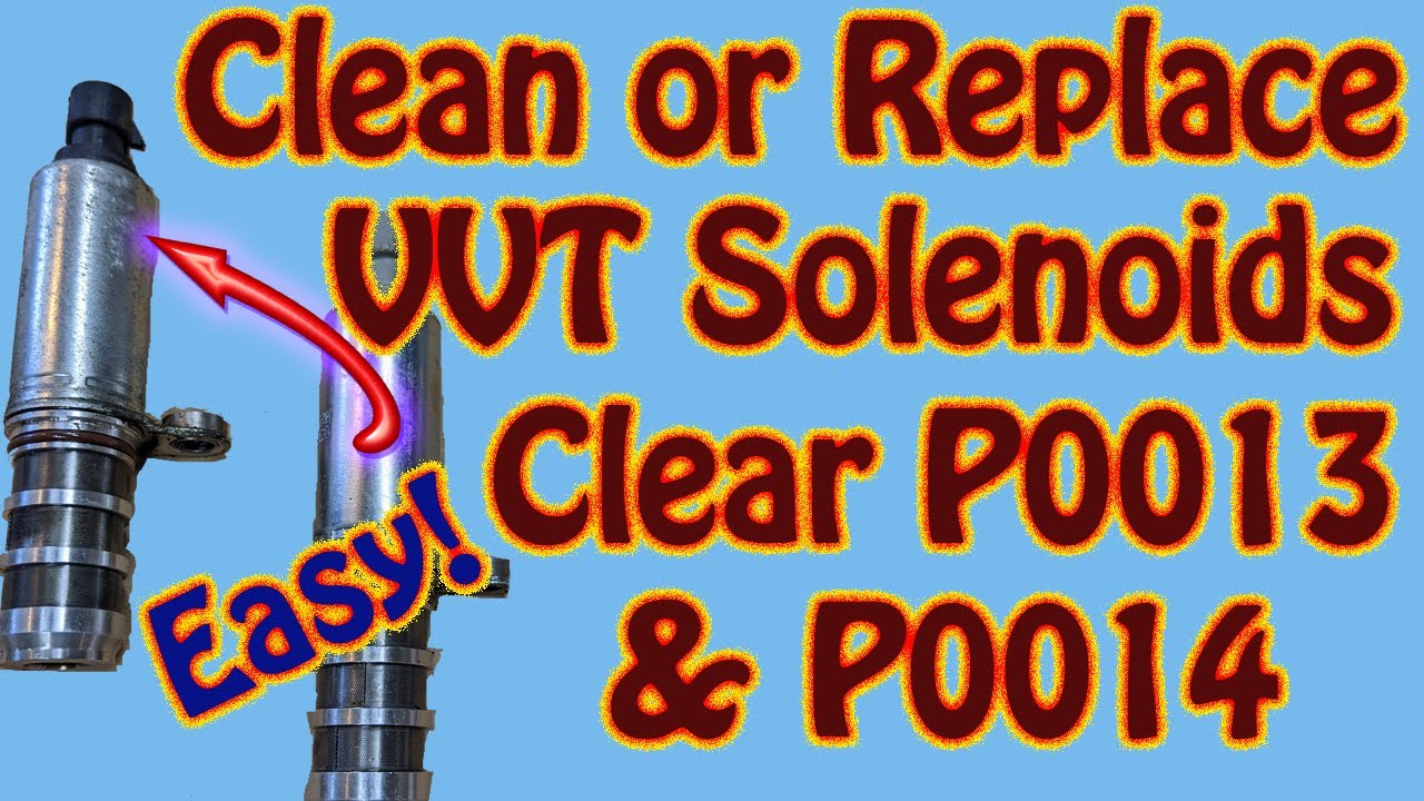 How to Clean and/or Replace Variable Valve Timing VVT Solenoids to Clear P0013 & P0014 Equinox