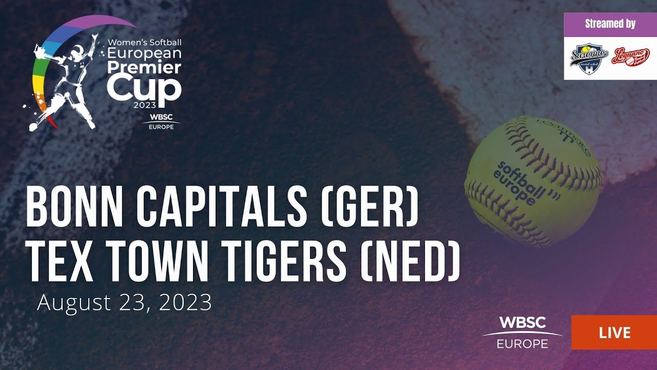 18 Women's Softball European Premier Cup: Bonn Capitals (GER) VS Tex Town Tigers (NED)