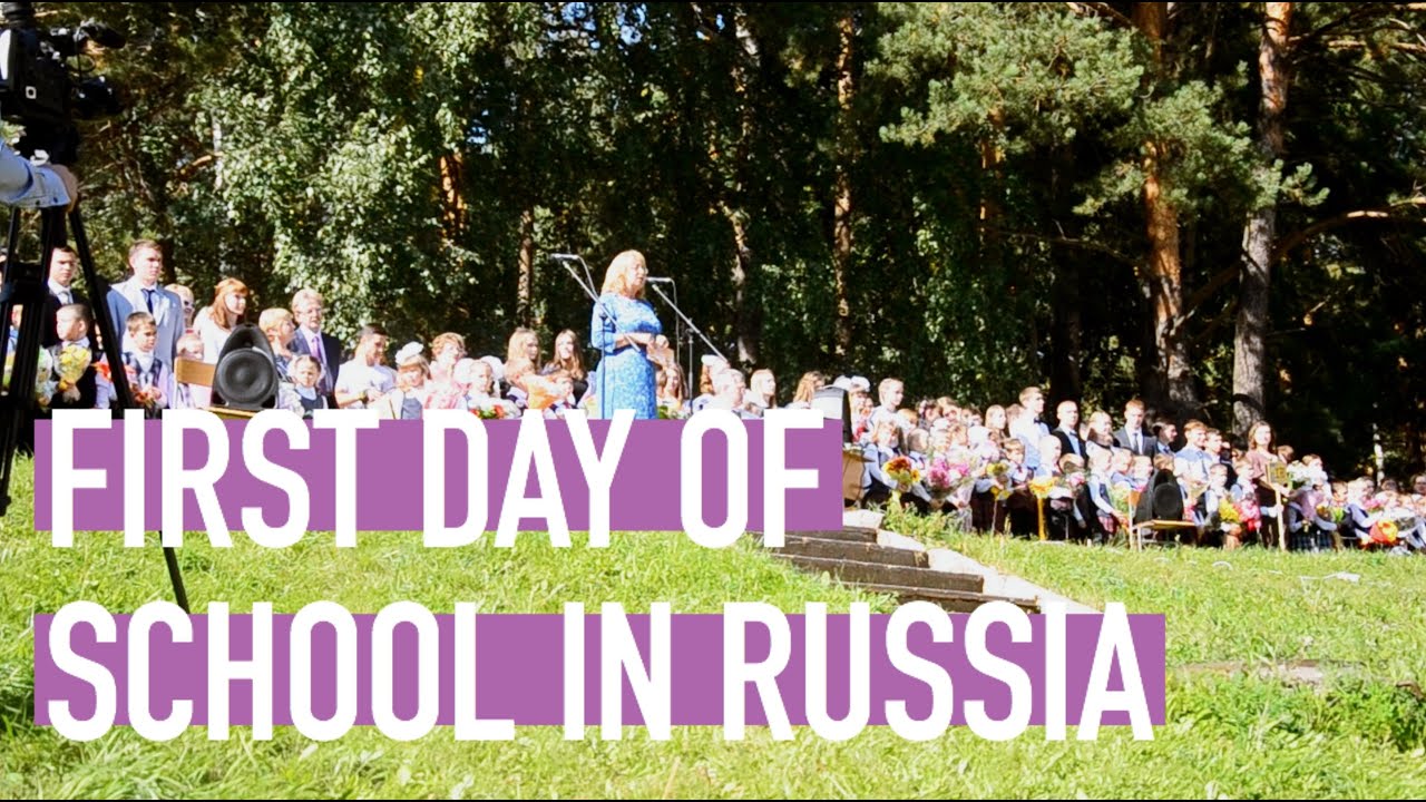 FIRST DAY OF SCHOOL IN RUSSIAN PUBLIC SCHOOLS